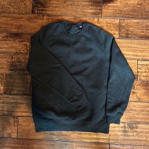 Medium unisex crew neck sweatshirt.  Grey.  Super soft and cozy. Never worn.